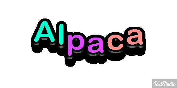 Alpaca Metin efekti