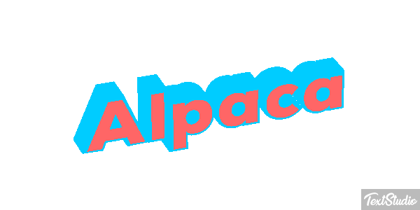 Alpaca Metin efekti