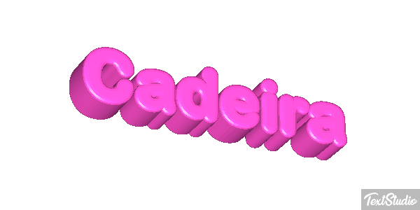 Cadeira Efeito do texto