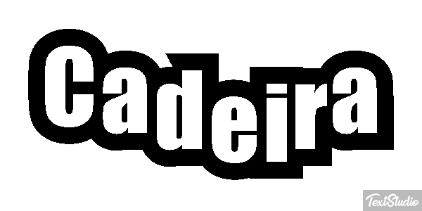 Cadeira Efeito do texto