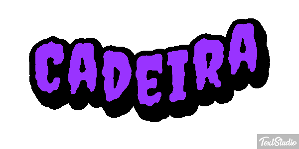 Cadeira Efeito do texto