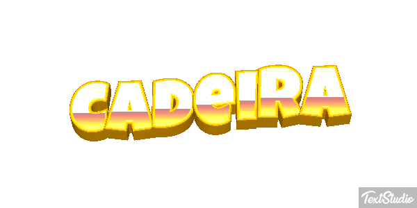Cadeira Efeito do texto