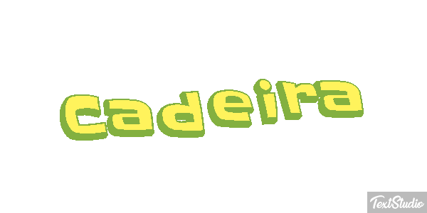 Cadeira Efeito do texto