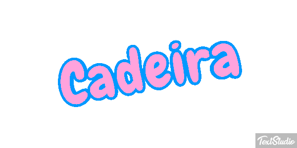 Cadeira Efeito do texto