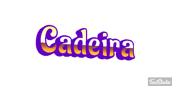 Cadeira Efeito do texto
