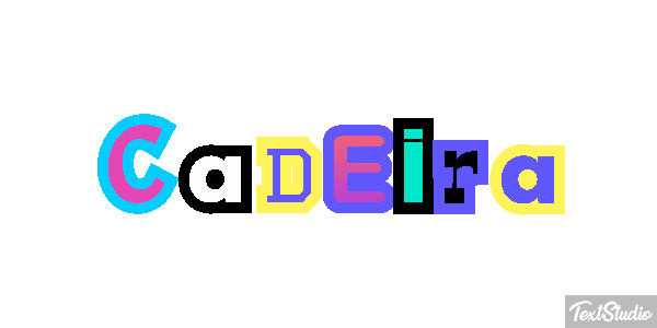 Cadeira Efeito do texto