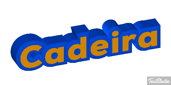 Cadeira Efeito do texto