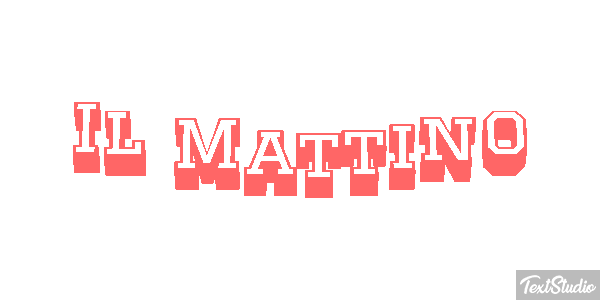 Il Mattino Effetto testo