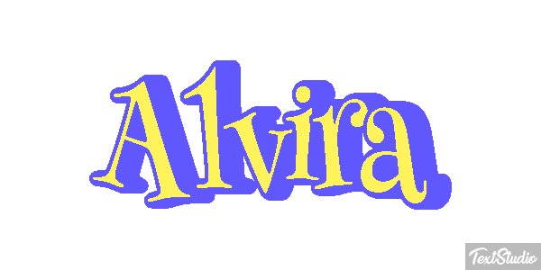 Alvira Tekst effect