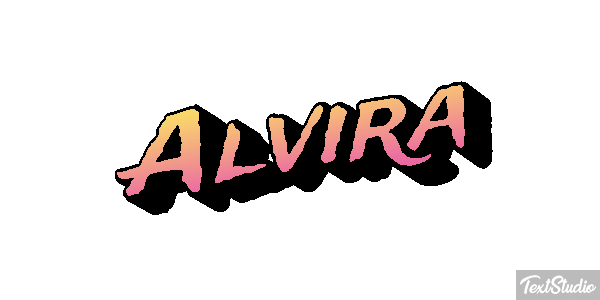 Alvira Tekst effect