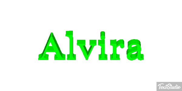 Alvira Tekst effect