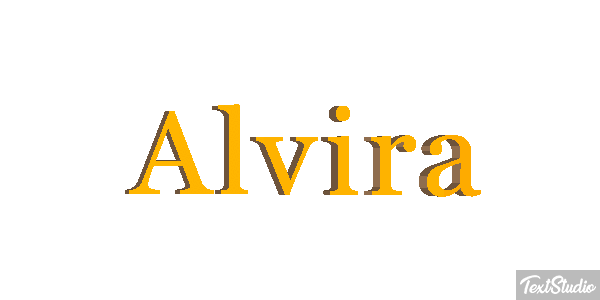 Alvira Tekst effect