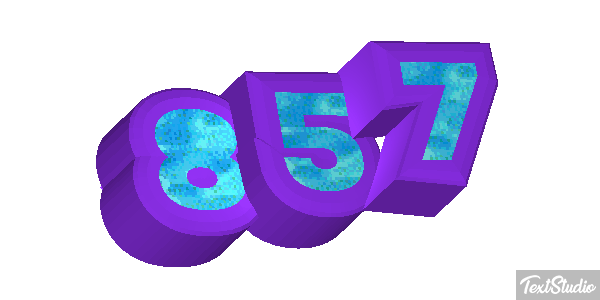 857 Texteffekt