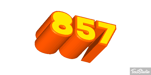 857 Texteffekt