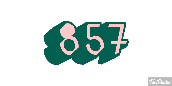 857 Texteffekt