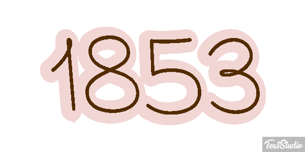 1853 Text effect
