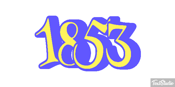 1853 Text effect