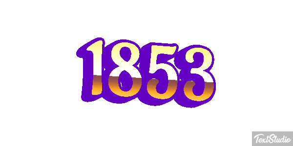1853 Text effect