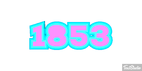 1853 Text effect