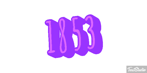 1853 Text effect