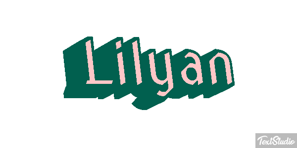 Lilyan Effetto testo