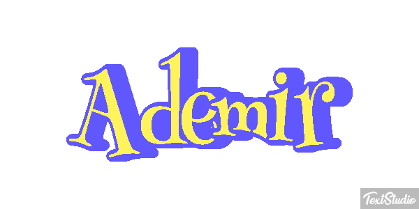 Ademir Tekst effect