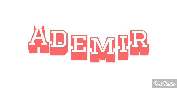 Ademir Tekst effect
