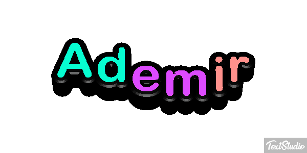 Ademir Tekst effect
