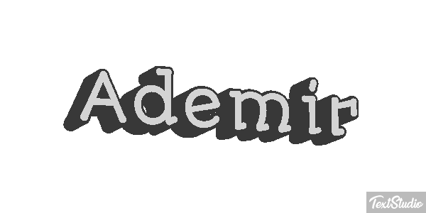 Ademir Tekst effect
