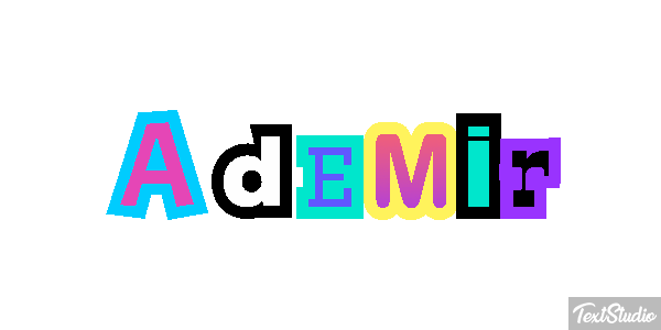 Ademir Tekst effect
