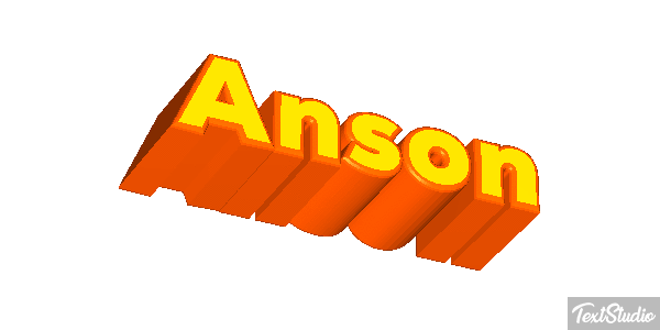 Anson Text effect
