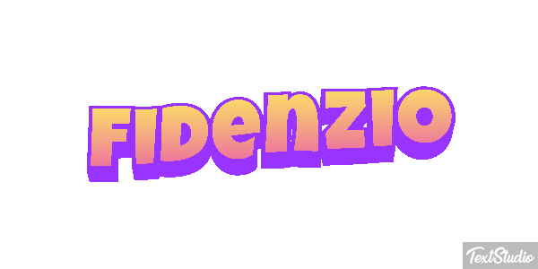 Fidenzio Текстовый эффект