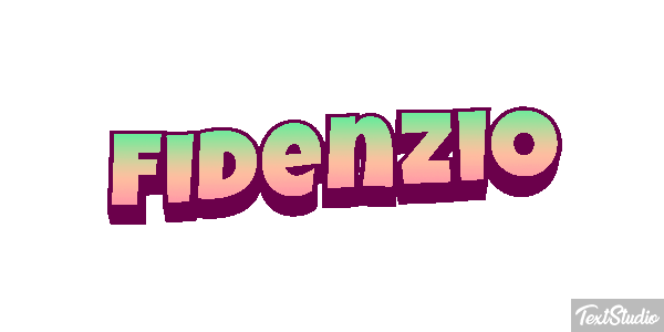 Fidenzio Текстовый эффект