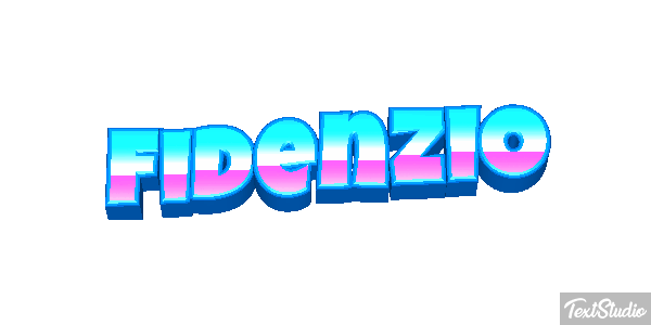 Fidenzio Текстовый эффект