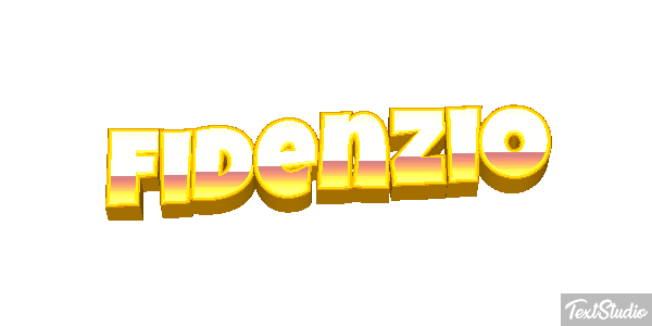 Fidenzio Текстовый эффект