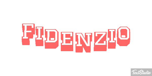 Fidenzio Текстовый эффект