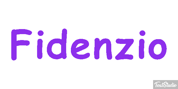 Fidenzio Текстовый эффект