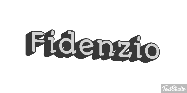 Fidenzio Текстовый эффект