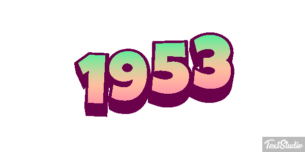 1953 Tekst effect