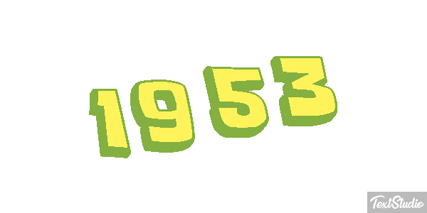 1953 Tekst effect