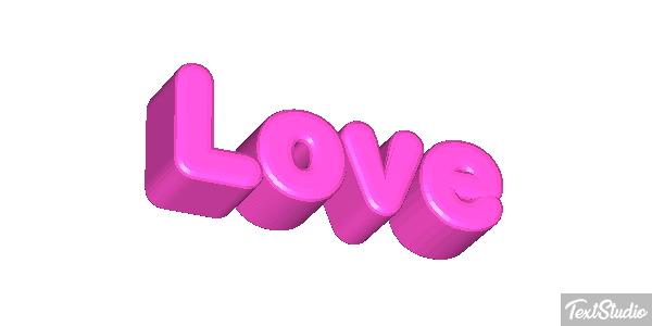 Love Text effect
