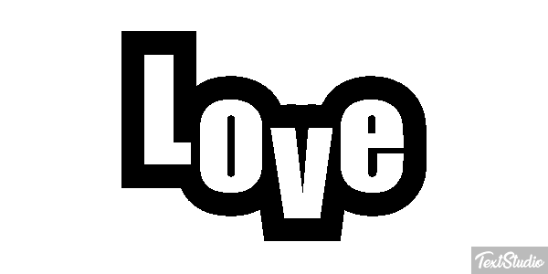Love Text effect