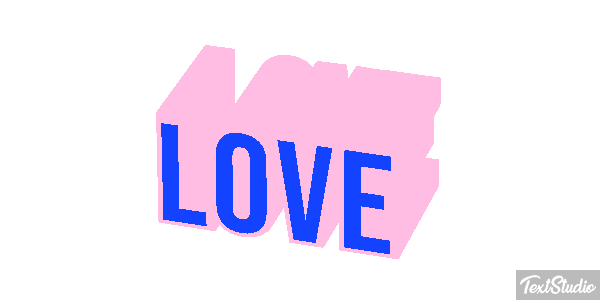 Love Text effect
