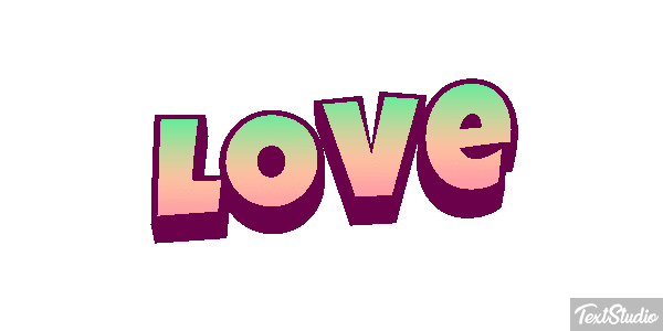 Love Text effect