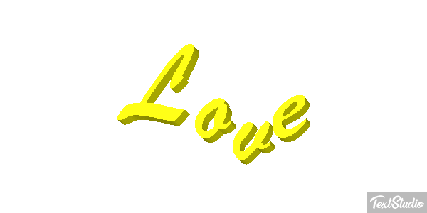 Love Text effect