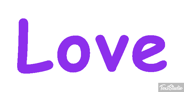 Love Text effect