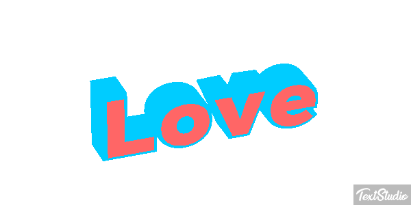 Love Text effect