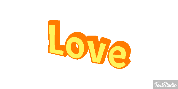 Love Text effect