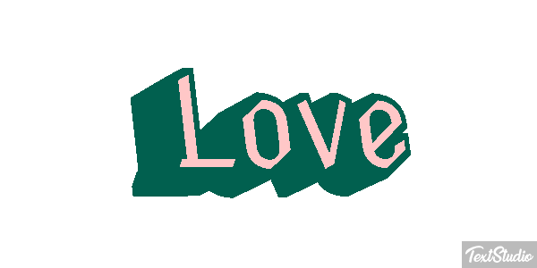 Love Text effect