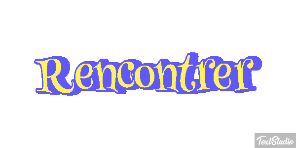Rencontrer Текстовый эффект